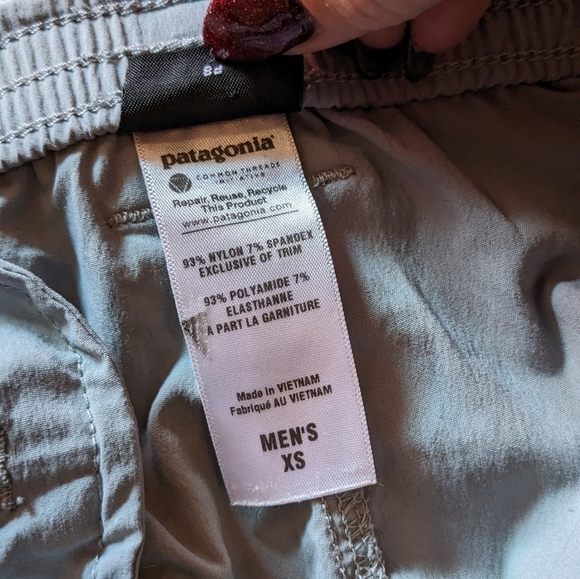 Patagonia XS Light‎ Sage Green Fly Fishing Logo Shorts - Picture 7 of 11